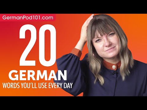 20 German Words You'll Use Every Day - Basic Vocabulary #42