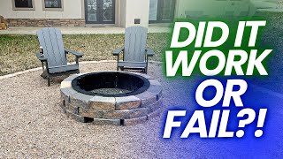Building A Smokeless Firepit and Gravel Area...How Did I Do?