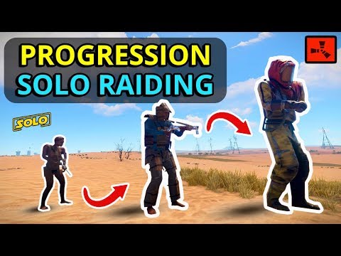 RUST SOLO: PERFECT SOLO RAID PROFIT PROGRESSION!