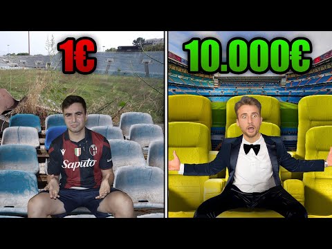 €1 VS €10,000 STADIUM TICKET 🏟️ ALL THE DIFFERENCES