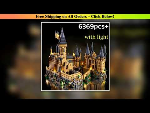 Micro Bricks City Creative Medieval Magic Castle Series School Architecture Palace Model Building B