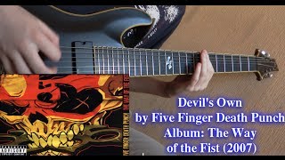 Five Finger Death Punch - Devil&#39;s Own (Guitar Cover by Godspeedy)