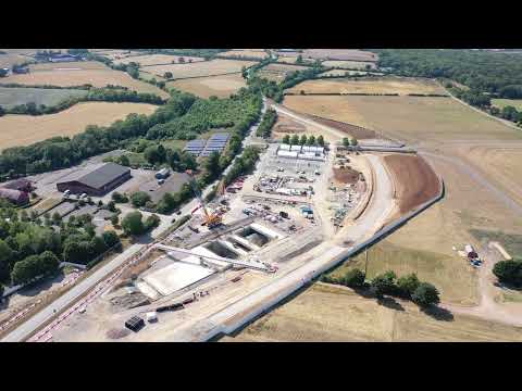 HS2 Construction - Long Itchington Tunnel - South Portal (Southam) - 2022-08-06