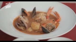 Receta de choro, frente al castillo de Ziburu