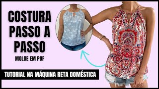 Vídeo de BLUSA BRENA - MOLDE EM PDF