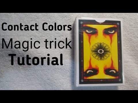 Contact Colors: One of the Best Self Working Cardtricks Ever Created, Fools Everyone!!!