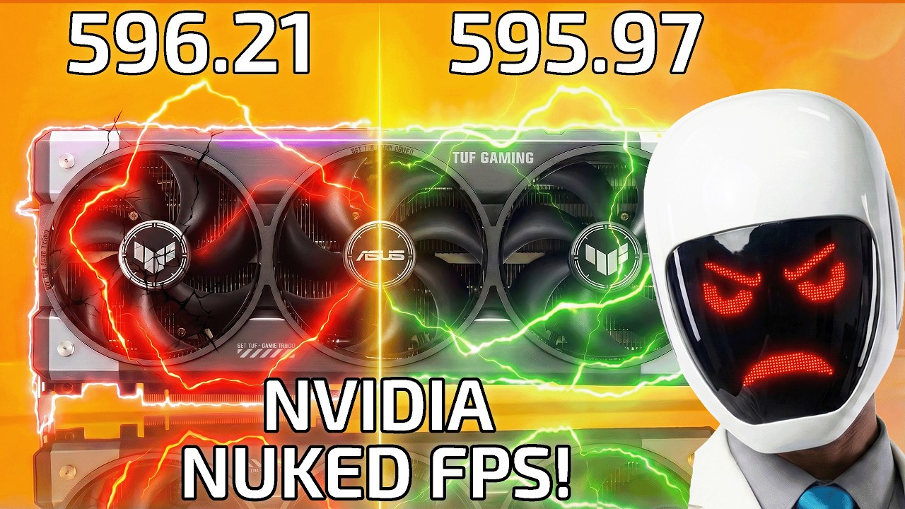 Nvidia NUKED Your FPS! Nvidia Driver Update 596.21 vs 595.97 | RTX 5070 Driver Comparison