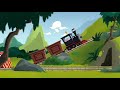 Triple Track Train Race Clip5