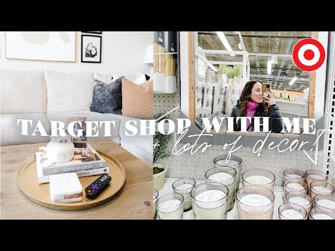 TARGET SHOP WITH ME for Home Decor + HUGE Haul! | By Sophia Lee