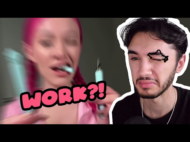 Louisayy Funny TikTok React Moments  Pt. 49 | She uses tape as eyeliner! SDDEFAULT Thumbnail