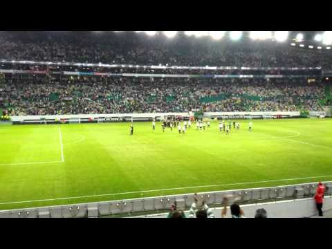 13/14 - Sporting Clube de Portugal 4 - 0 Vitória de Setúbal - Agradecimento aos adeptos