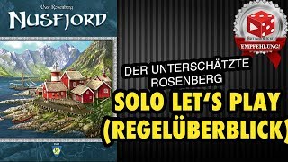 Let's Play: Nusfjord (Uwe Rosenberg, Lookout 2017) - ein Rosenberg für Kenner & Genießer