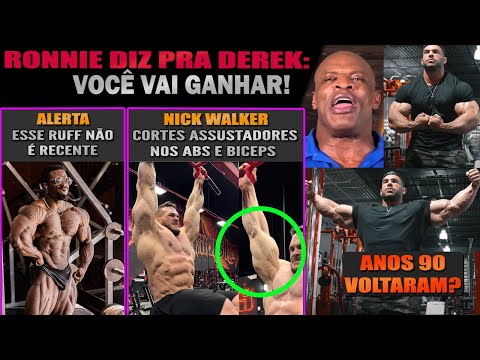 Derek está insano! "Vou trazer algo bem diferente" + Nick Walker muito seco + Ruffin antigo