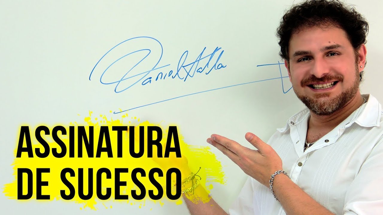 SAIBA COMO TER UMA ASSINATURA DE SUCESSO | DANIEL ATALLA