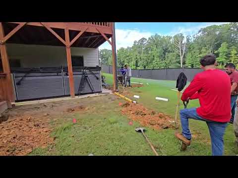 Exterior Home Iprovement in Suwanee, GA | Screend Porch & Driveway pour