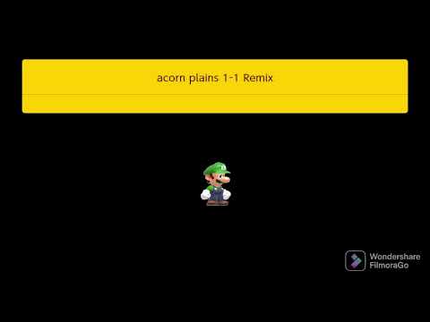 super Mario maker 2 acorn plains 1-1 remix (Creado por MchamproGaming)