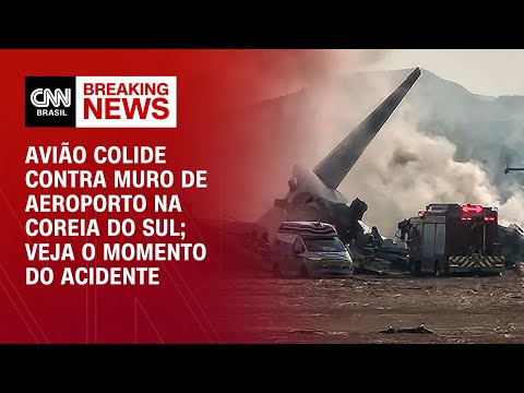 Acidente aéreo com 181 a bordo deixou 179 mortos na Coreia do Sul; 2 sobreviveram