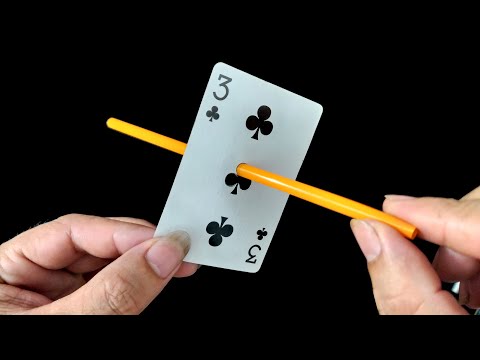 New Great Magic Trick With Drinking Straw Revealed