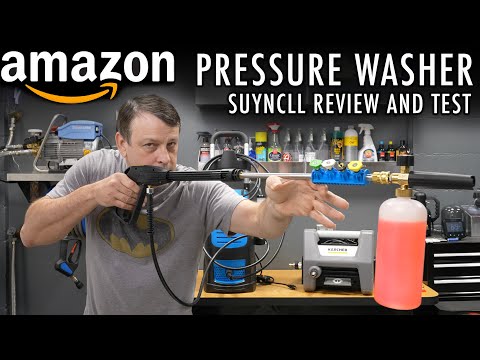 IF THIS IS YOU!!  MUST WATCH Amazon ELECTRIC PRESSURE WASHER REVIEW SUYNCLL