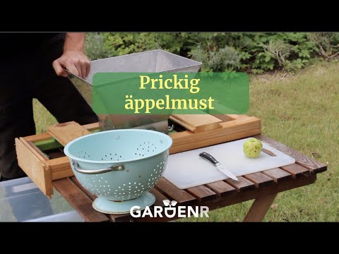 Jag vill ha prickig äppelmust till lunch - Trädgårdshacks med GardenR