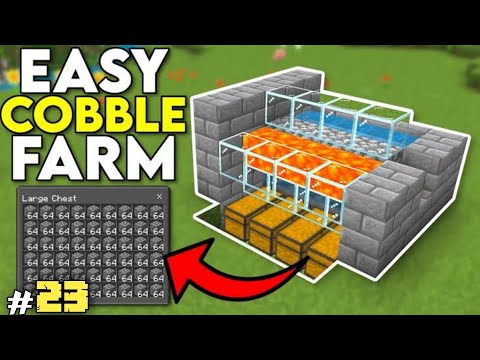 EPIC Skyblock Build - Ultimate Cobblestone Farm!