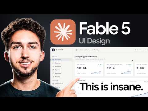 Claude Fable 5 is INSANE at UI Design