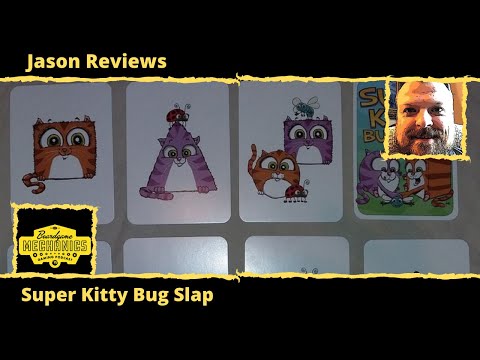 Super Kitty Bug Slap Review with Jason and Katie of The Boardgame Mechanics 