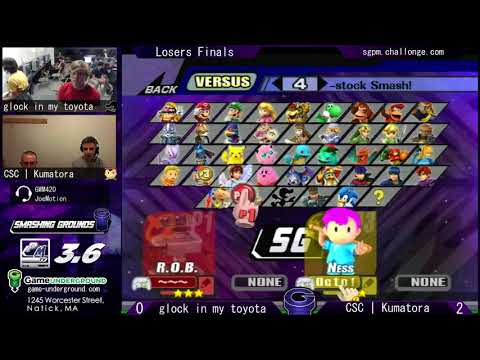 SG at GU 17.10 - glock in my toyota (Squirtle, G&W, Fox) vs. Kumatora (Ness) - Project M LF