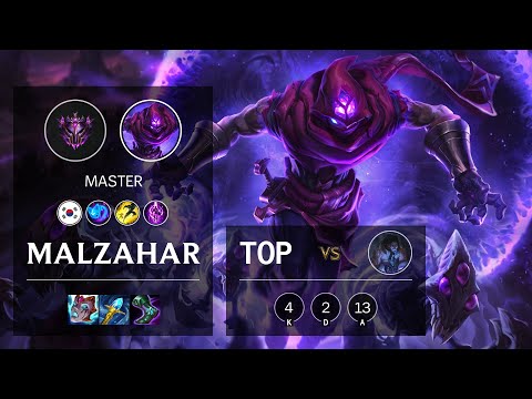 Malzahar Top vs Sylas - KR Master Patch 10.24