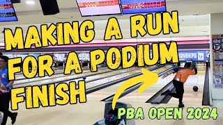 Making a run at a Podium Finish at the PBA Open 2024 in 4K #pba #pbabowling #pbaopen2024