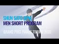 Shun SATO JPN Men Short Program Torino 2022 GPFigure
