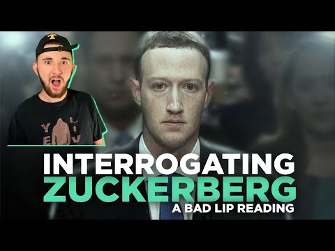 "INTERROGATING ZUCKERBERG" - A Bad Lip Reading Reaction