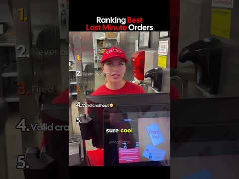 Ranking Best Last Minute Orders 🍔