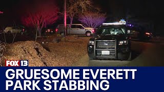 Gruesome details emerge in Everett park stabbing | FOX 13 Seattle