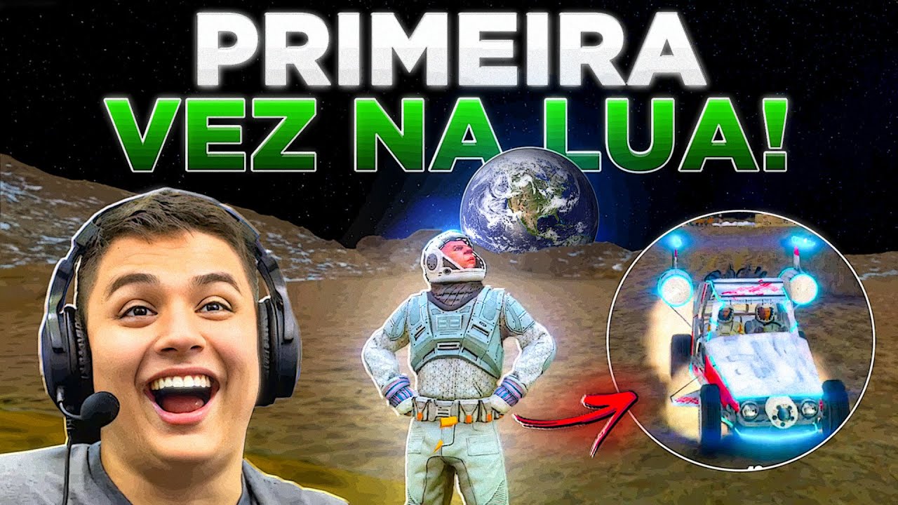 PAULINHO CHEGOU NA LUA PRA MISSÃO ESPACIAL no GTA RP! (Modder Clips)