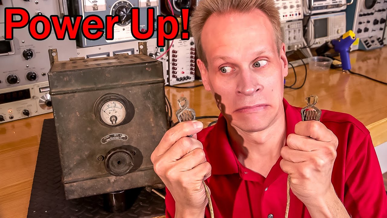 93 Year Old Battery Charger, Will It Work? Let's See!