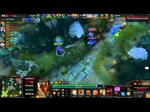 HyperX D2L Season 4 Playoffs - Team Liquid vs Fnatic  (Game 1) - Western Division