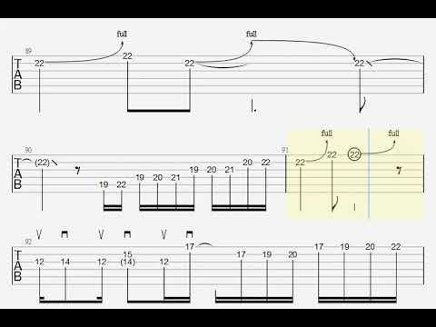 Rock You Like a Hurricane solo phrase trainer