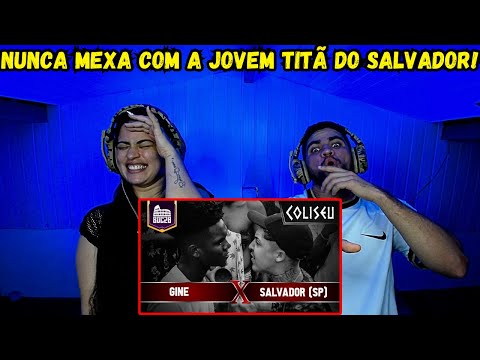 REACT (FICOU PESSOAL 🔥🔥) SALVADOR (SP) X GINE - SEMI FINAL - BATALHA DO COLISEU EDIÇÃO #28