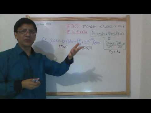 CALCULO IV EDO EXATA PARTE 1