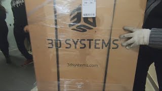 3DSystems Nextdent 5100 Unboxing / Распаковка 3D-принтера Nextdent 5100