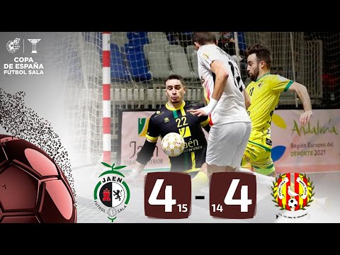 RESUMEN | Jaén Paraíso Interior 4-4 (15-14) Industrias Santa Coloma | 2ª semifinal Copa del Rey