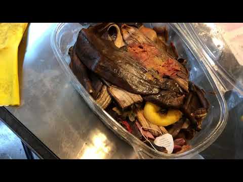 30 GALLON BIN GETTING READY FOR HARVEST USING THE HORIZONTAL MIGRATION METHOD.