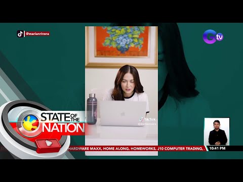 Reaction video ni Marian Rivera sa 'Sabay-Sabay Tayo' Tiktok dance challenge SONA