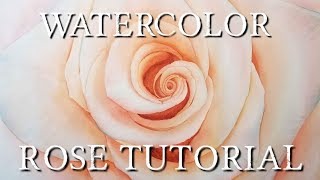 preview picture of video 'Watercolor Rose /How to Paint a Rose in Watercolor /Full Tutorial with Voice Over'