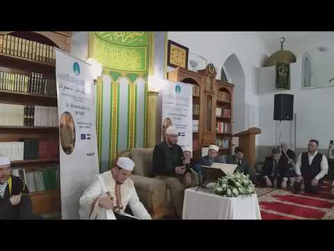 KuranAlbanians - Shaikh Avdush Krosa. Grand Mosque of Ferizaj, Republic of Kosova. February 2021