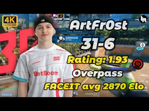 ArtFr0st (31-6) (Overpass) FACEIT avg 2870 Elo | Jan 6, 2026 #cs2 #artfr0st
