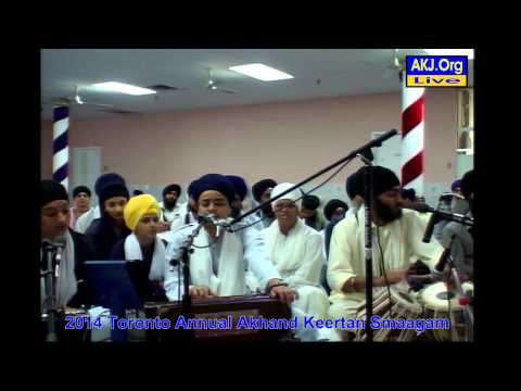 003 Toronto July 2014 Smaagam - Sunday Morning Keertan - B. Saaheb Kaur Jee