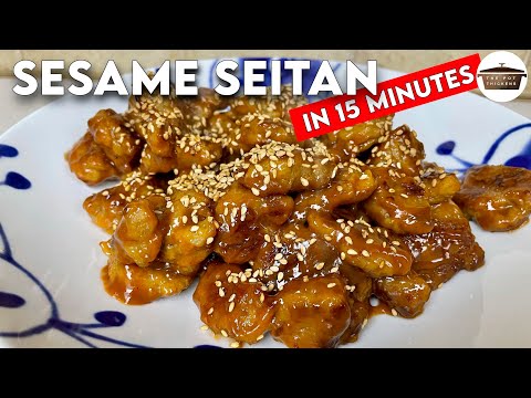 How to make QUICK vegan chicken (15 min seitan)