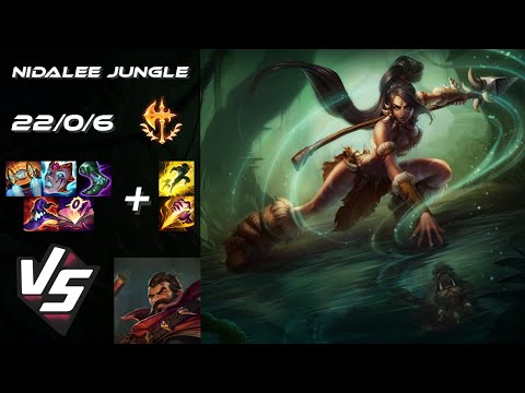 JUNGLE Nidalee vs Graves - NA Challenger Patch 14.15